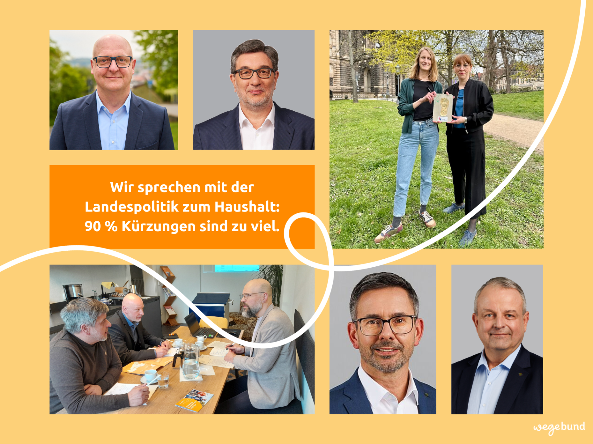 Collage mit Abgeordneten der Landtagsfraktionen
