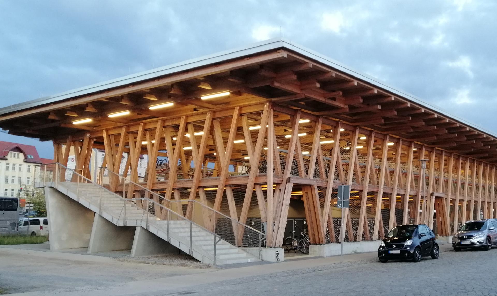 Fahrradparkhaus in Eberswalde